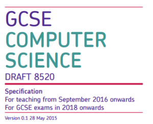AQA Computer Science Draft Specification 2016